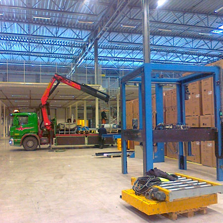 Tillverkning Industriflytt
